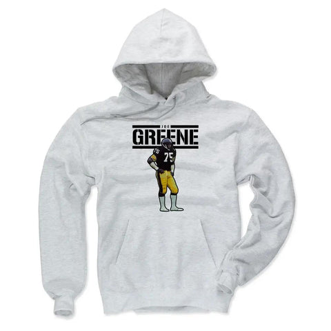 Joe Greene Play K Men's Hoodie Men's Hoodie 500 LEVEL Ash S Men's Hoodie