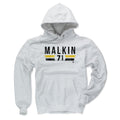 Pittsburgh Penguins Evgeni Malkin Men's Hoodie Men's Hoodie 500 LEVEL Ash S Men's Hoodie