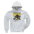 Joe Greene Pass Rush Pittsburgh Men's Hoodie Men's Hoodie 500 LEVEL Ash XL Men's Hoodie