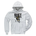 Pittsburgh Penguins Bryan Rust Men's Hoodie Men's Hoodie 500 LEVEL Ash S Men's Hoodie