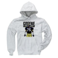 Joe Greene Sketch K Men's Hoodie Men's Hoodie 500 LEVEL Ash S Men's Hoodie