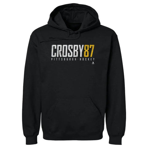 Pittsburgh Penguins Sidney Crosby Men's Hoodie Men's Hoodie 500 LEVEL Black S Men's Hoodie