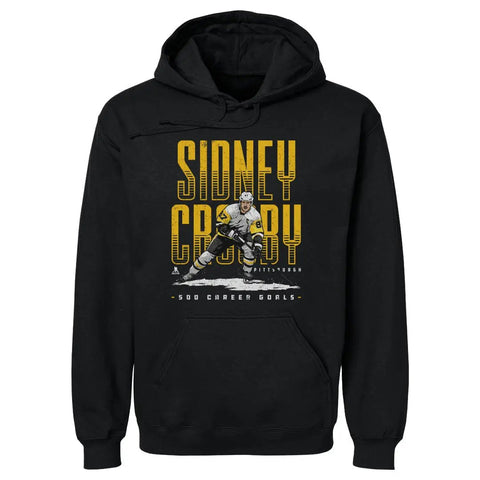 Pittsburgh Penguins Sidney Crosby Men's Hoodie Men's Hoodie 500 LEVEL Black S Men's Hoodie