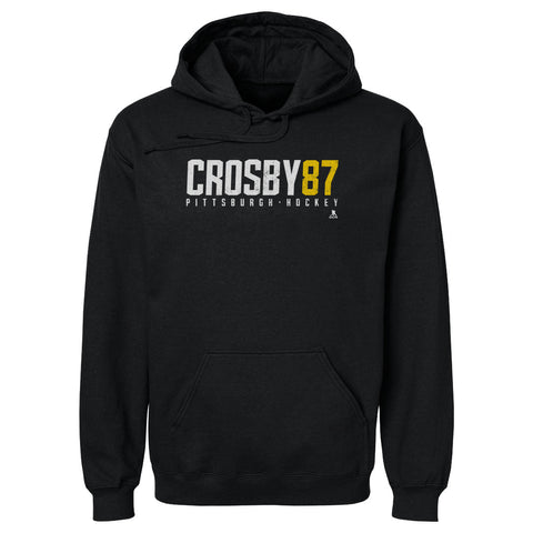 Pittsburgh Penguins Sidney Crosby Men's Hoodie Men's Hoodie 500 LEVEL Black S Men's Hoodie