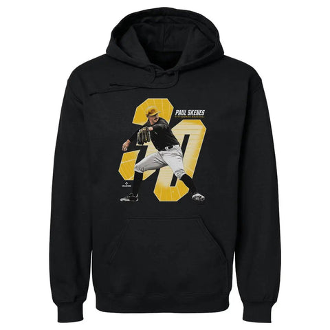 Pittsburgh Pirates Paul Skenes Men's Hoodie Men's Hoodie 500 LEVEL Black S Men's Hoodie