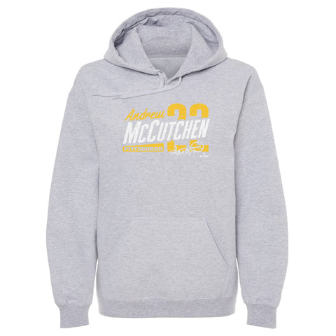 Pittsburgh Pirates Andrew McCutchen Men's Hoodie Men's Hoodie 500 LEVEL Gray S Men's Hoodie