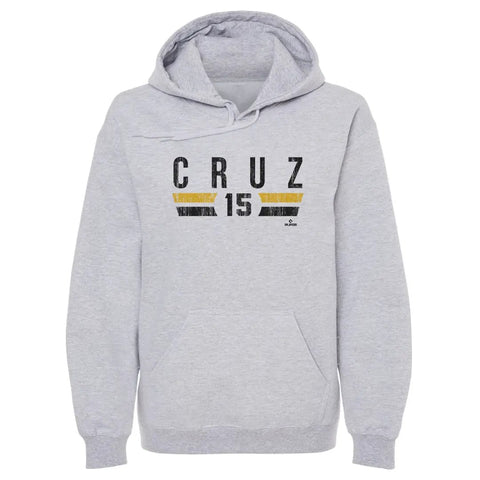 Pittsburgh Pirates Oneil Cruz Men's Hoodie Men's Hoodie 500 LEVEL Gray S Men's Hoodie