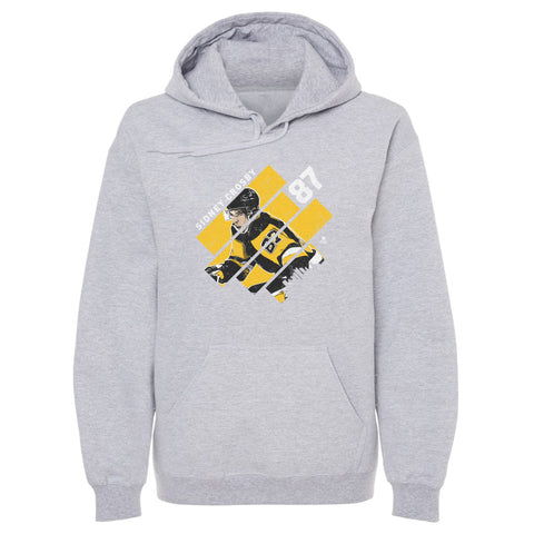 Pittsburgh Penguins Sidney Crosby Men's Hoodie Men's Hoodie 500 LEVEL Gray S Men's Hoodie