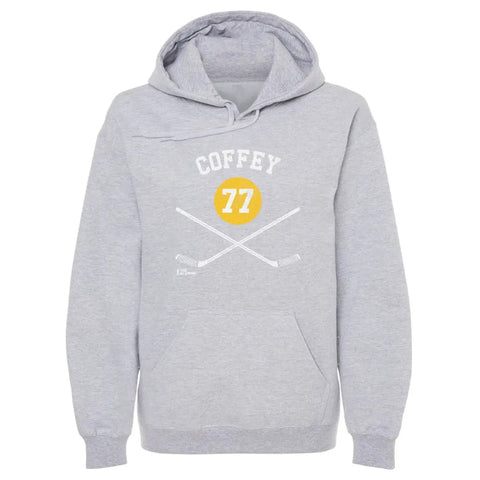 Paul Coffey Pittsburgh 77 Sticks  Men's Hoodie Men's Hoodie 500 LEVEL   