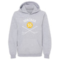 Sergei Gonchar Pittsburgh 55 Sticks  Men's Hoodie Men's Hoodie 500 LEVEL   