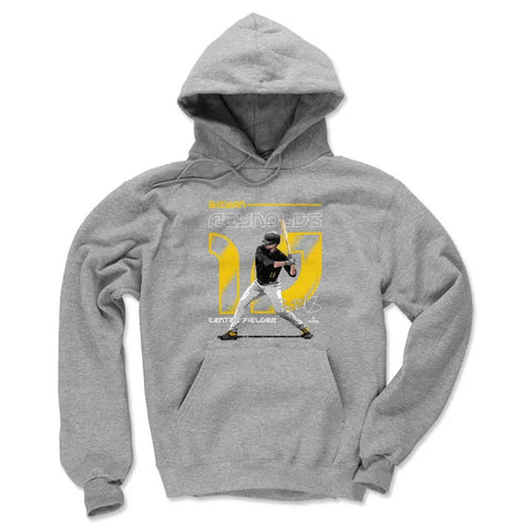 Pittsburgh Pirates Bryan Reynolds Men's Hoodie Men's Hoodie 500 LEVEL Gray S Men's Hoodie