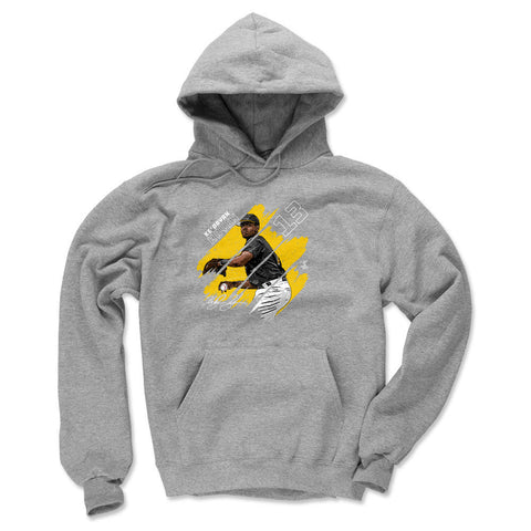 Pittsburgh Pirates Ke'Bryan Hayes Men's Hoodie Men's Hoodie 500 LEVEL Gray S Men's Hoodie