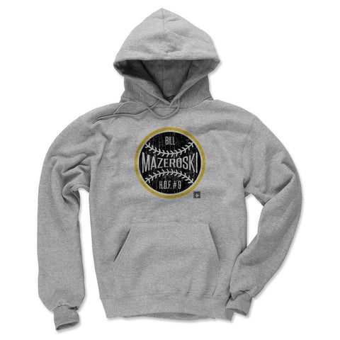 Pittsburgh Pirates Bill Mazeroski Men's Hoodie Men's Hoodie 500 LEVEL Gray XL Men's Hoodie