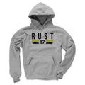 Pittsburgh Penguins Bryan Rust Men's Hoodie Men's Hoodie 500 LEVEL Gray S Men's Hoodie