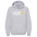 Pittsburgh Penguins Sidney Crosby Men's Hoodie Men's Hoodie 500 LEVEL Gray S Men's Hoodie