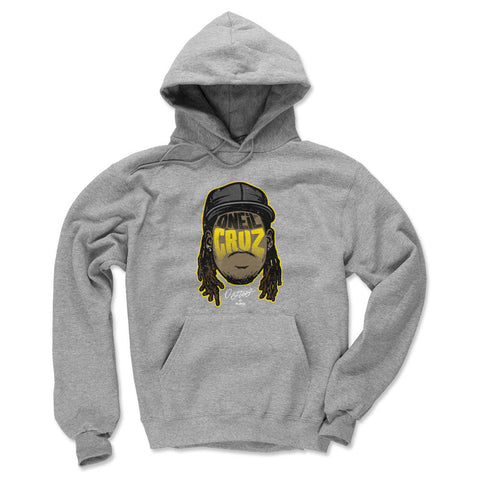 Pittsburgh Pirates Oneil Cruz Men's Hoodie Men's Hoodie 500 LEVEL Gray S Men's Hoodie