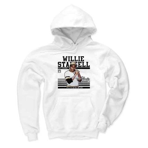 Pittsburgh Pirates Willie Stargell Men's Hoodie Men's Hoodie 500 LEVEL White XL Men's Hoodie