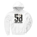 Pittsburgh Penguins Kris Letang Men's Hoodie Men's Hoodie 500 LEVEL White S Men's Hoodie