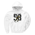 Pittsburgh Penguins Kris Letang Men's Hoodie Men's Hoodie 500 LEVEL White S Men's Hoodie