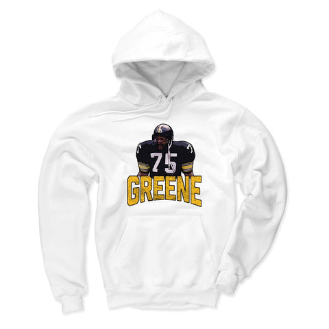 Joe Greene LIB K Men's Hoodie Men's Hoodie 500 LEVEL White S Men's Hoodie