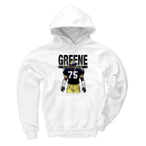 Joe Greene Sketch K Men's Hoodie Men's Hoodie 500 LEVEL White XL Men's Hoodie