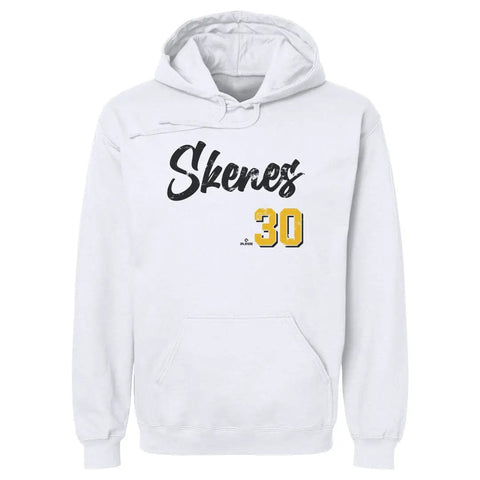 Pittsburgh Pirates Paul Skenes Men's Hoodie Men's Hoodie 500 LEVEL White S Men's Hoodie