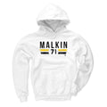 Pittsburgh Penguins Evgeni Malkin Men's Hoodie Men's Hoodie 500 LEVEL White S Men's Hoodie