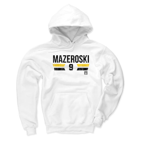 Pittsburgh Pirates Bill Mazeroski Men's Hoodie Men's Hoodie 500 LEVEL White S Men's Hoodie