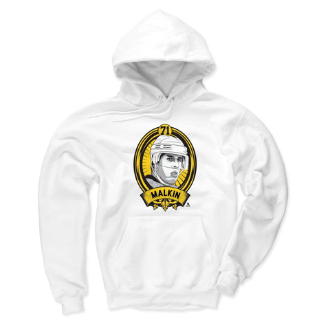 Pittsburgh Penguins Evgeni Malkin Men's Hoodie Men's Hoodie 500 LEVEL White S Men's Hoodie