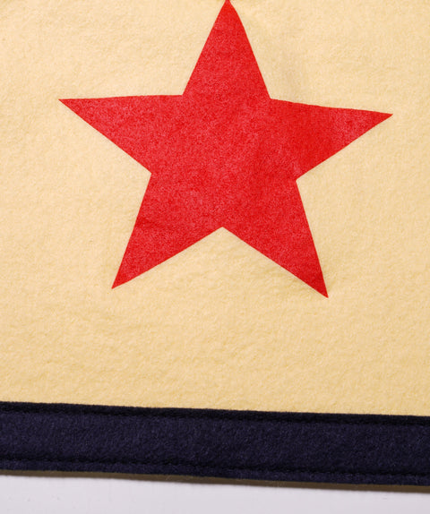 USA Camp Flag | Oxford Pennant Wool Felt Banner – Red White Blue Flag