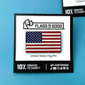 USA Flag Enamel Pin | Patriotic American Lapel Pin for Jackets and Bags Enamel Pin Flags For Good   