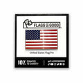 USA Flag Enamel Pin | Patriotic American Lapel Pin for Jackets and Bags Enamel Pin Flags For Good   