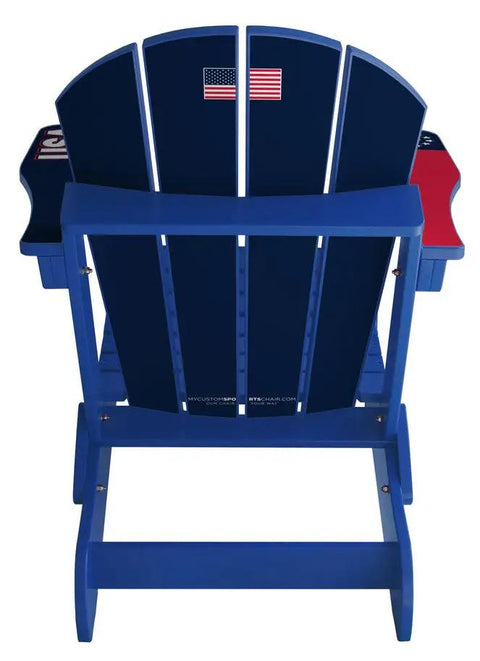 USA Flag Adirondack  Chair International Series Chairs mycustomsportschair   