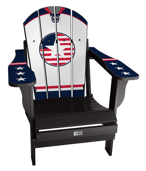 USA Retro Adirondack Chair International Series Chairs mycustomsportschair Black Away 