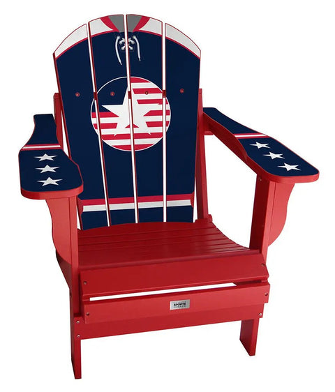 USA Retro Adirondack Chair International Series Chairs mycustomsportschair Red Home 