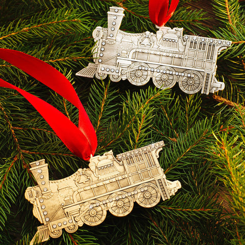 Wendell August Forge Vintage Locomotive Ornament | Handcrafted Bronze Steam Engine Collectible