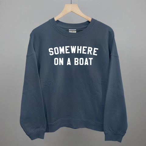 Somewhere On A Boat Shirt – Soft Cotton & Corded Material Casual Boat Shirt