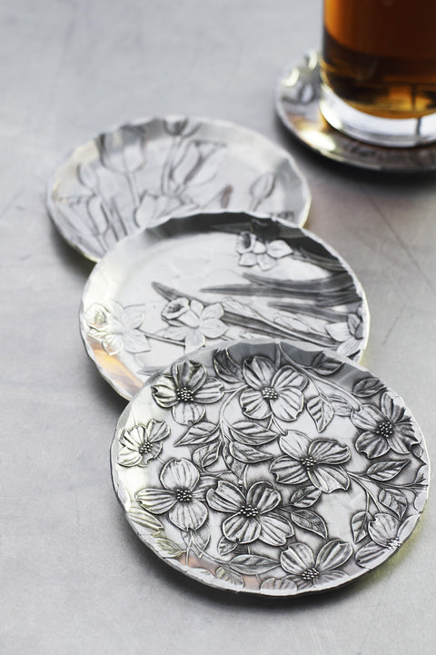 Dogwood Coaster – Wooden Drink Coaster for Table Protection | Wendell August Forge