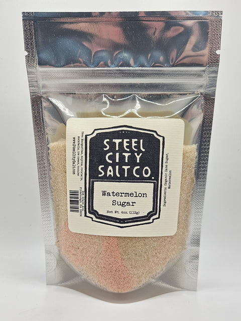 Watermelon Sugar | Natural Sweetener & Seasoning Sugar Blend for Desserts by Steel City Salt