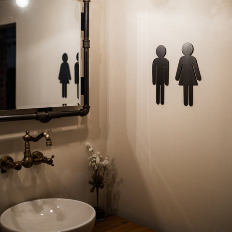 Bathroom People (set of 2)