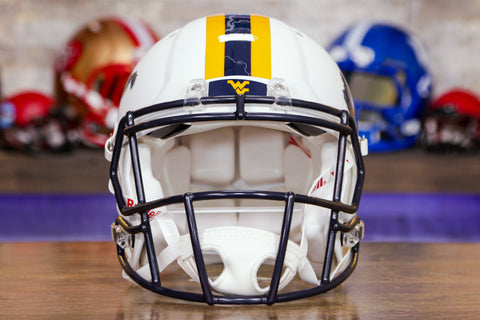 West Virginia Mountaineers Riddell Speed Authentic Helmet - Country Roads