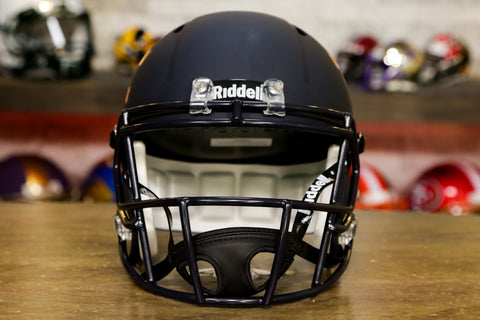 West Virginia Mountaineers Riddell Speed Replica Helmet - Matte Navy