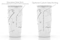 Home Town Map 20 oz Insulated Pint Tumbler Tumbler 20oz Well Told White Engraved Custom Text + $5