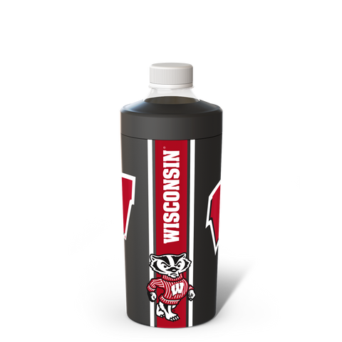 Wisconsin Badgers Universal Can Cooler – Insulated Drink Holder Fits 12oz Cans