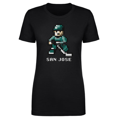 San Jose Hockey 8-bit WHT