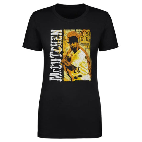 Pittsburgh Pirates Andrew McCutchen Women's T-Shirt Women's T-Shirt 500 LEVEL Black S Women's T-Shirt