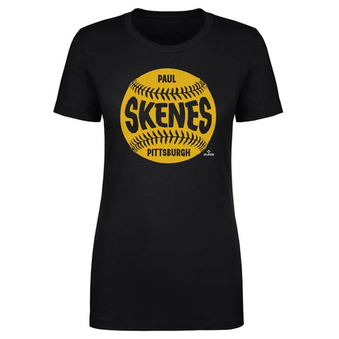 Pittsburgh Pirates Paul Skenes Women's T-Shirt Women's T-Shirt 500 LEVEL Black S Women's T-Shirt