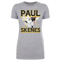 Paul Skenes Pittsburgh Pirates Lightning  | Women's T-Shirt Women's T-Shirt 500 LEVEL Heather Gray S Women's T-Shirt