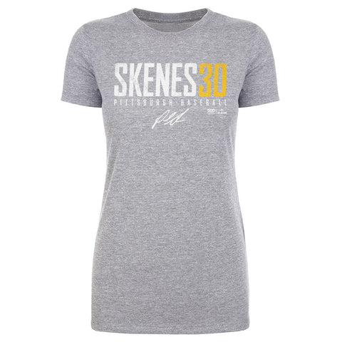 Pittsburgh Pirates Paul Skenes Women's T-Shirt Women's T-Shirt 500 LEVEL Heather Gray S Women's T-Shirt