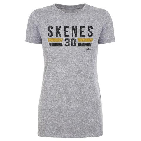 Pittsburgh Pirates Paul Skenes Women's T-Shirt Women's T-Shirt 500 LEVEL Heather Gray S Women's T-Shirt